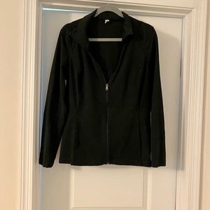 Black Under Armour Full Zip Athletic Jacket